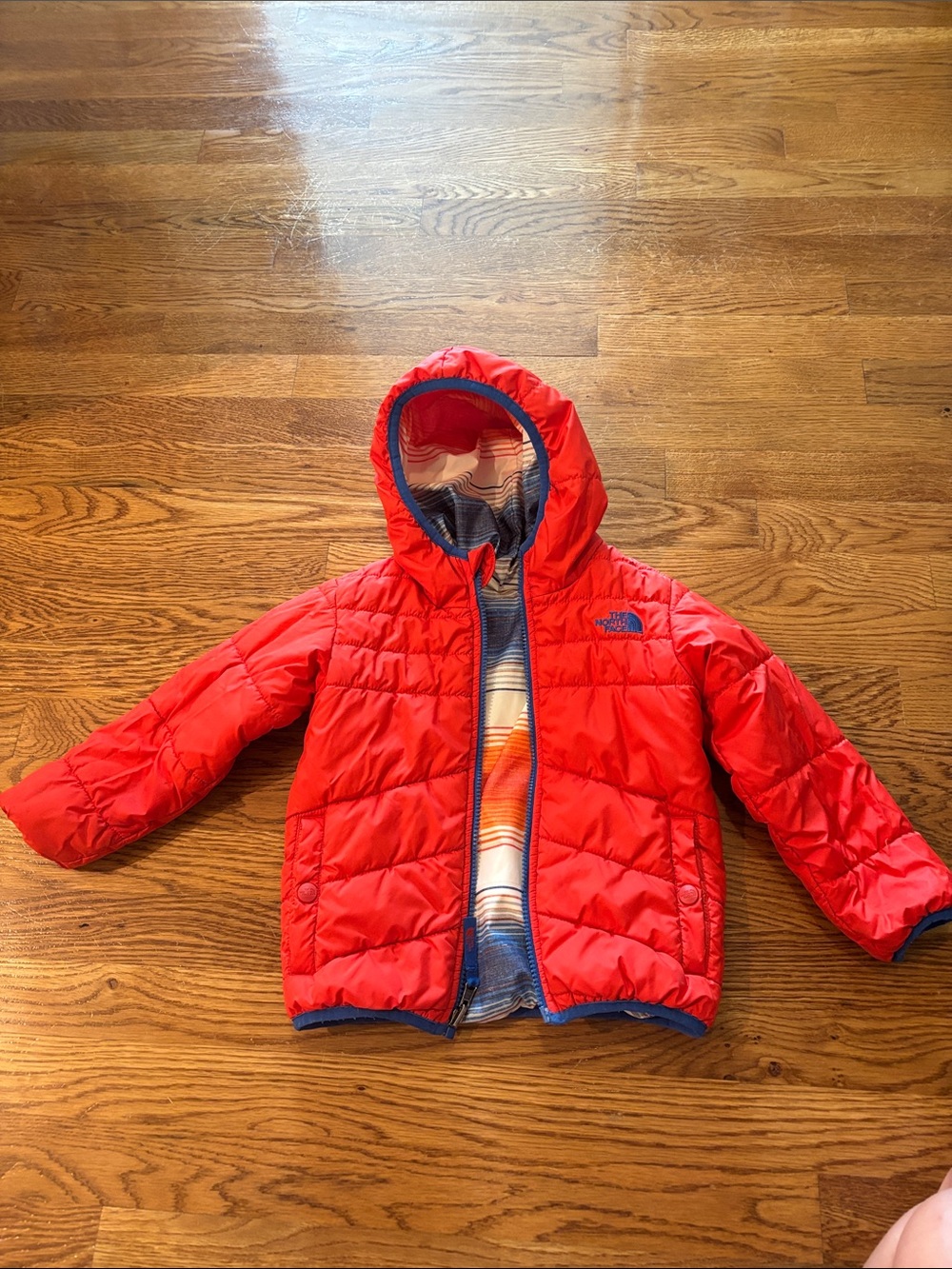 The North Face Reversible Hooded Puffer Jacket
